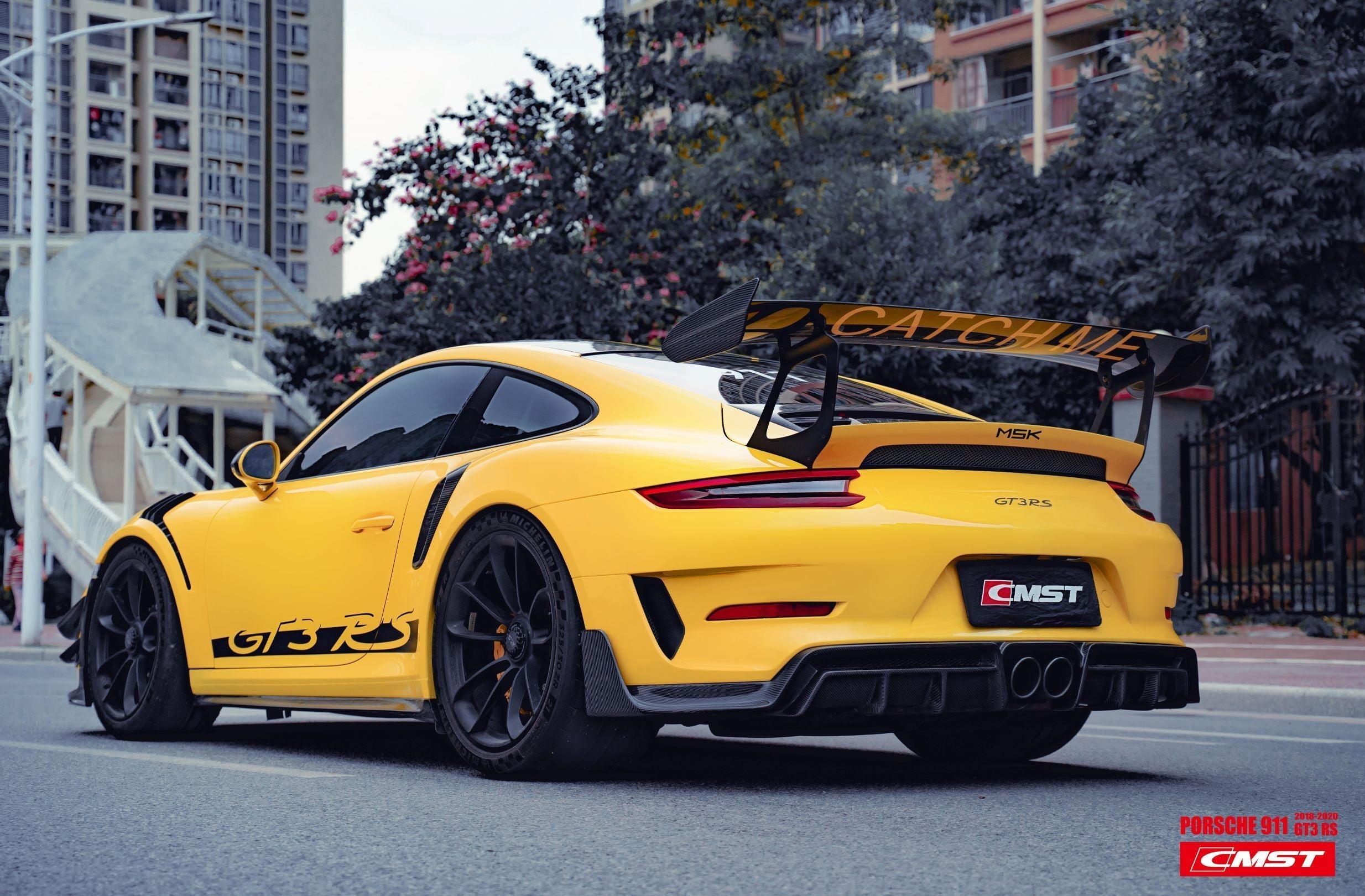 CMST Carbon Fiber Side Vents for Porsche 991 991.2 GT3RS