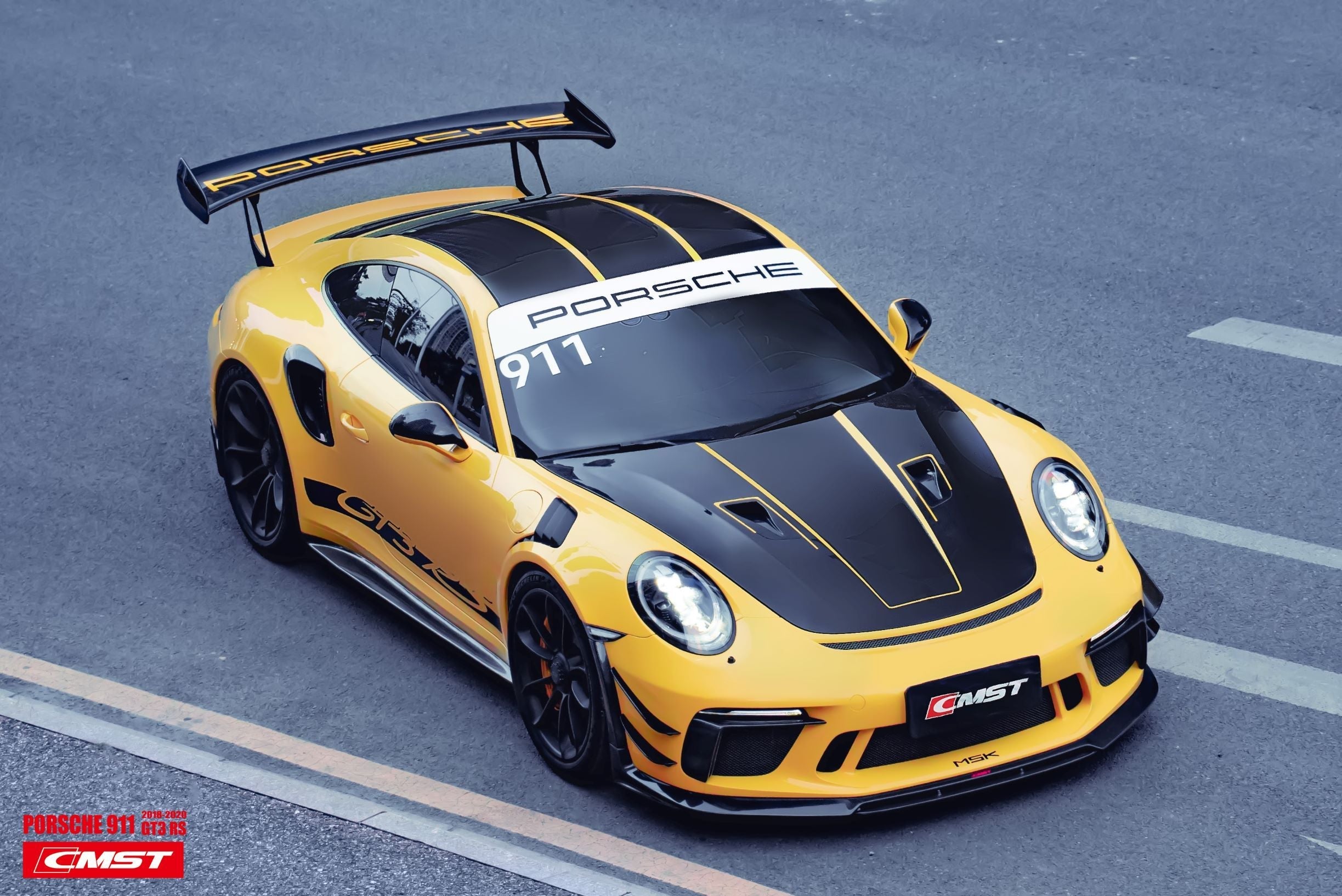 CMST Carbon Fiber Side Vents for Porsche 991 991.2 GT3RS