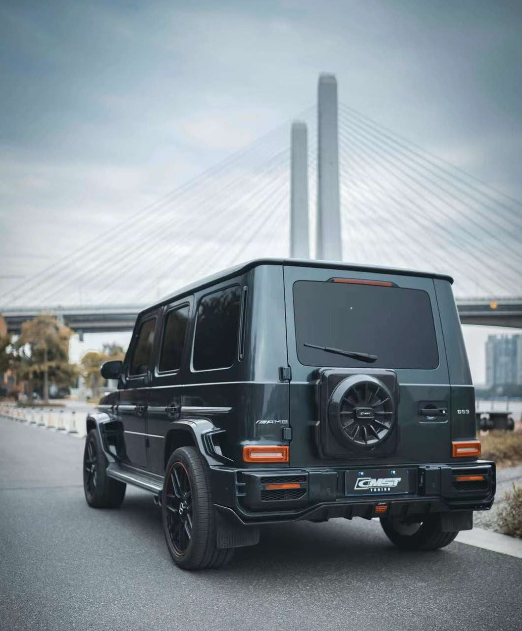 CMST Partial Carbon Fiber Rear Bumper & Diffuser for Mercedes Benz G63 G550 G500 W464