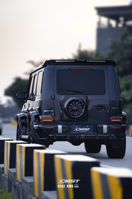 CMST Pre-preg Carbon Fiber Spare Tire Delete for Mercedes Benz G63 / G550 / G500 W464