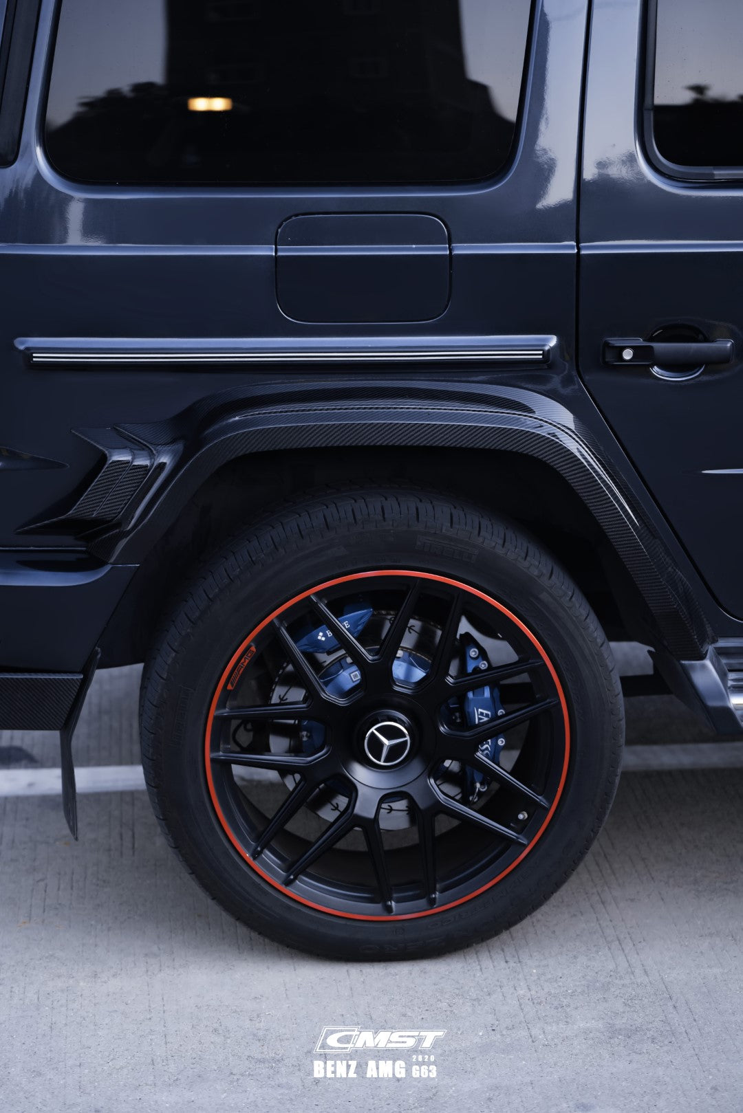 CMST Pre-preg Carbon Fiber Wheel Arches for Mercedes Benz G63 / G550 / G500 W464