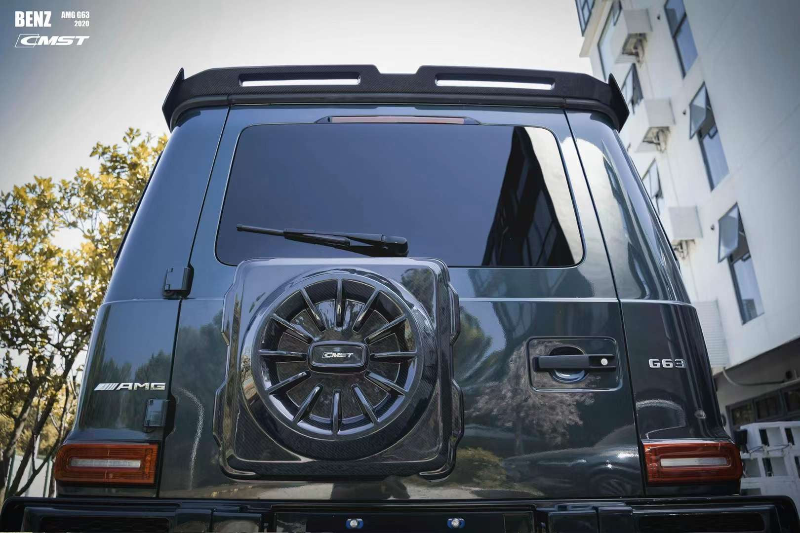 CMST Pre-preg Carbon Fiber Spare Tire Delete for Mercedes Benz G63 / G550 / G500 W464