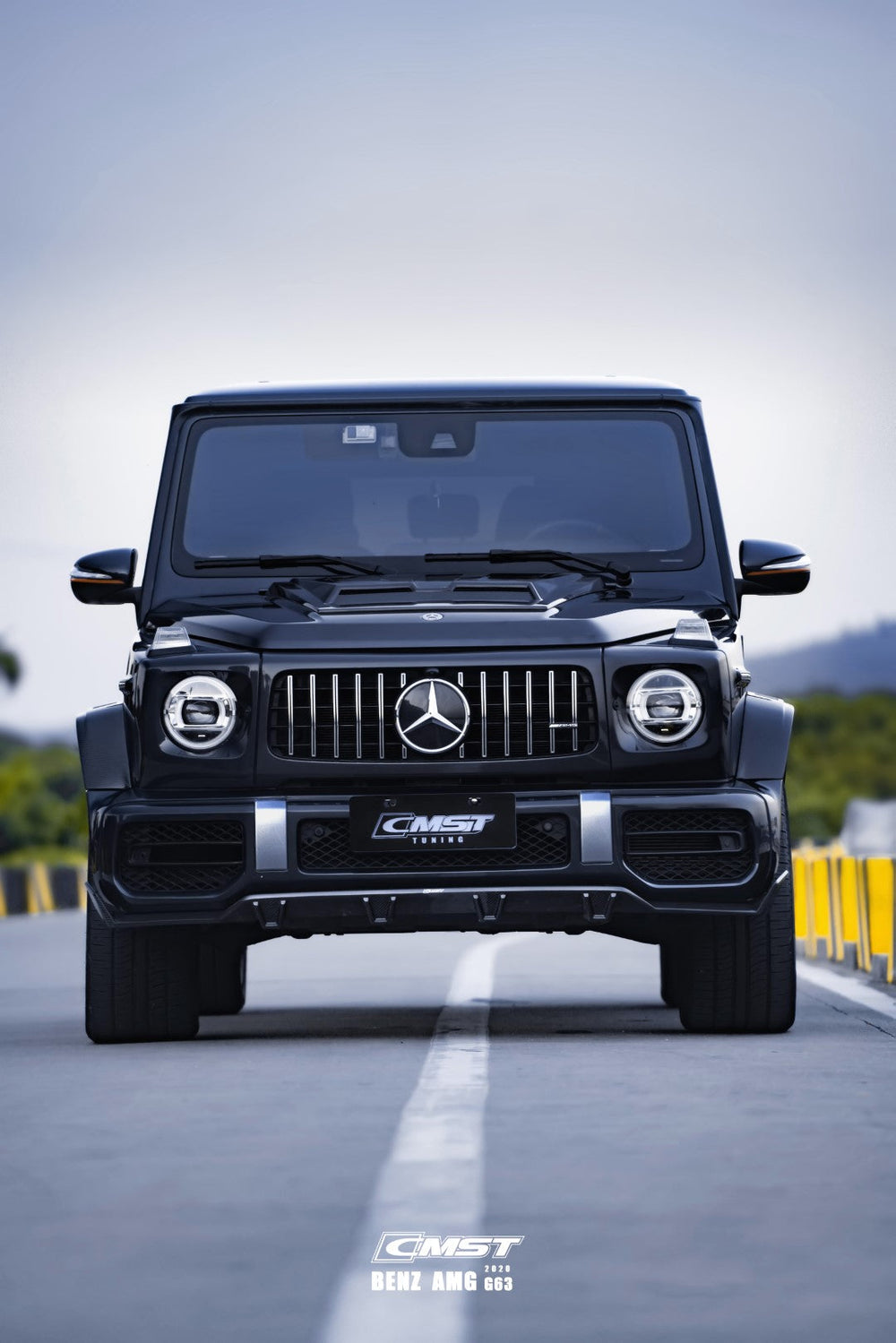 CMST Pre-preg Carbon Fiber Front Lip Splitter for Mercedes Benz G63 W464 2019-2022