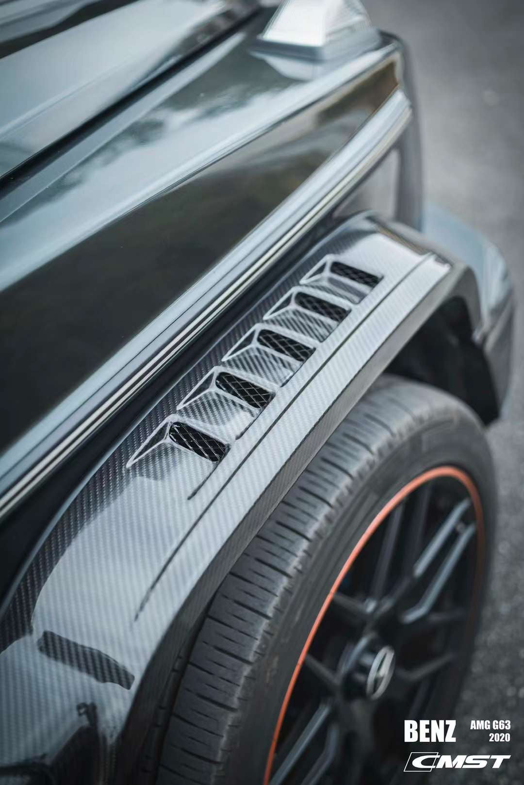 CMST Pre-preg Carbon Fiber Wheel Arches for Mercedes Benz G63 / G550 / G500 W464