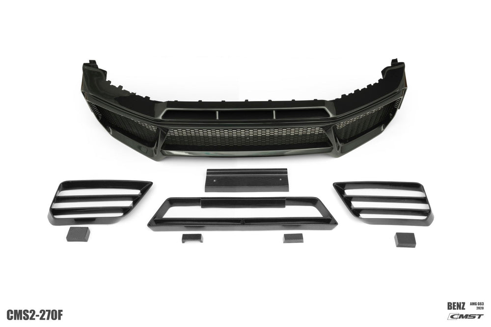 CMST Partial Carbon Fiber Front Bumper & Splitter for Mercedes Benz G63 G550 G500 W464