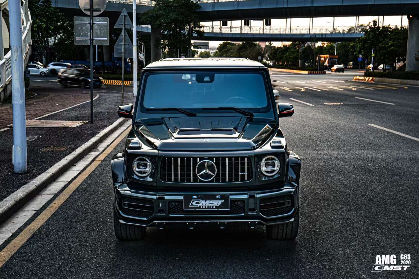 CMST Pre-preg Carbon Fiber Front Lip Splitter for Mercedes Benz G63 W464 2019-2022