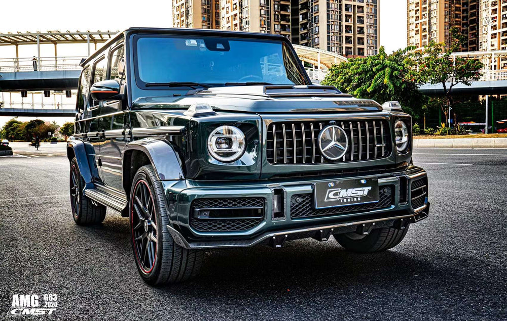 CMST Pre-preg Carbon Fiber Front Lip Splitter for Mercedes Benz G63 W464 2019-2022