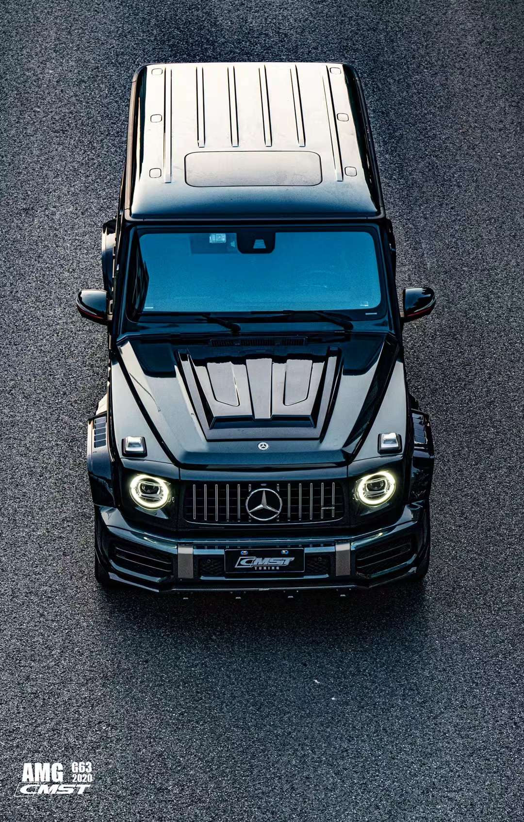 CMST Pre-preg Carbon Fiber Front Lip Splitter for Mercedes Benz G63 W464 2019-2022