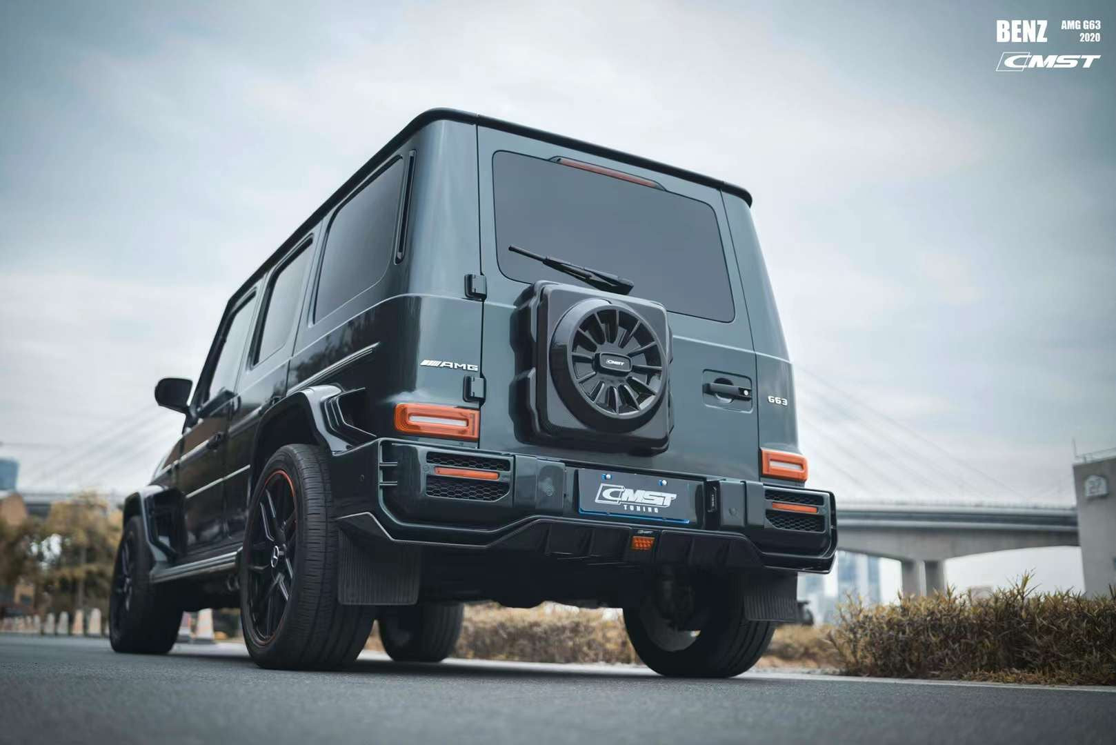 CMST Pre-preg Carbon Fiber Rear Roof Spoiler for Mercedes Benz G63 / G550 / G500 W464
