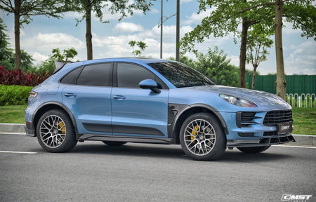 CMST Pre-preg Carbon Fiber Side Skirts Ver.2 for Porsche Macan & Macan S Macan GTS 2015-2021