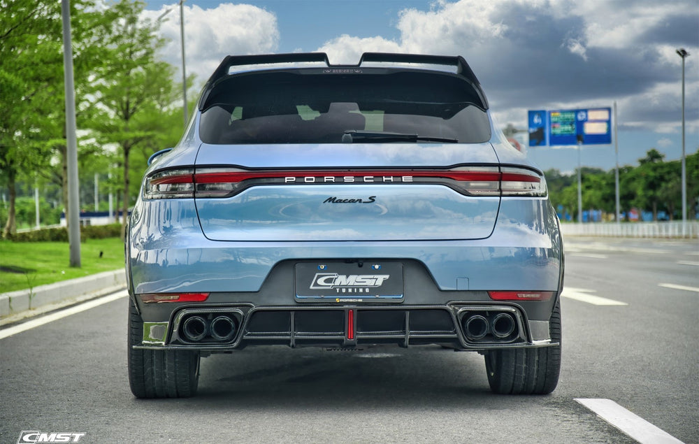 CMST Carbon Fiber Rear Roof Spoiler for Macan & Macan S & Macan GTS 2015-2021