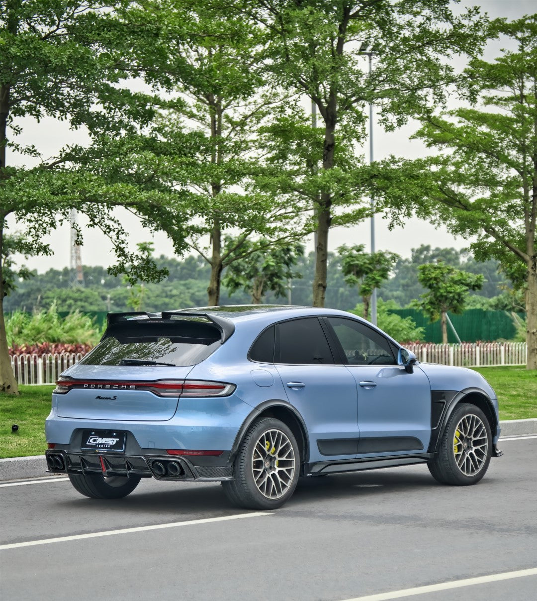 CMST Carbon Fiber Rear Roof Spoiler for Macan & Macan S & Macan GTS 2015-2021