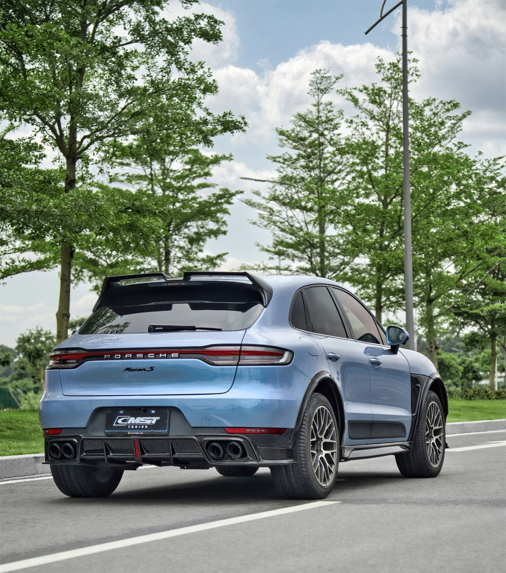 CMST Carbon Fiber Rear Roof Spoiler for Macan & Macan S & Macan GTS 2015-2021