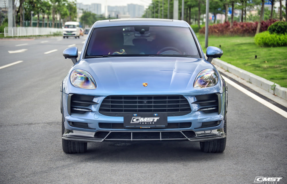 CMST Pre-preg Carbon Fiber Front Lip for Porsche Macan & Macan S 2019-2021