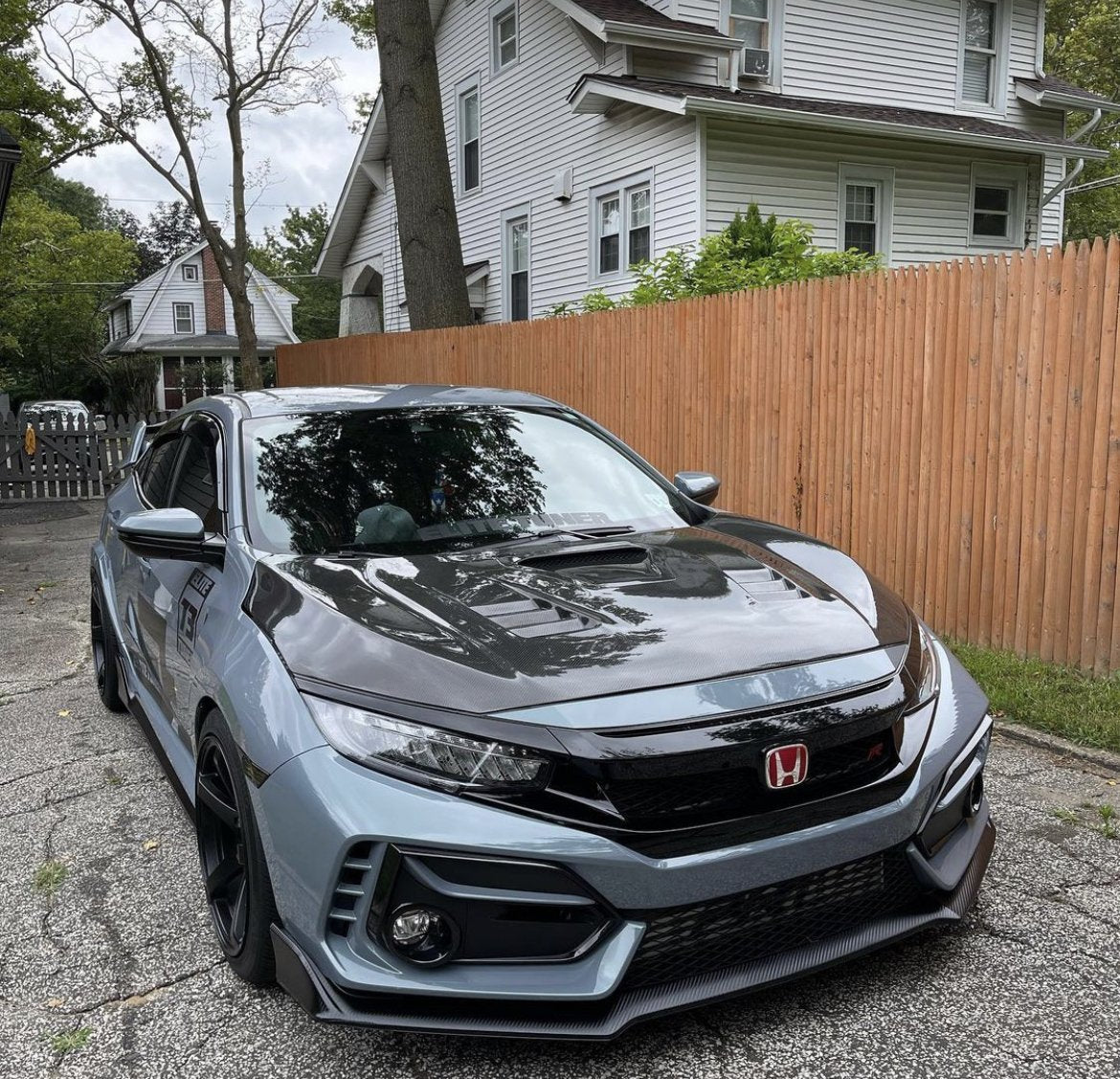 CMST Carbon Fiber CM-Style Hood Bonnet for Honda FK8 Civic Type-R (2017-ON)