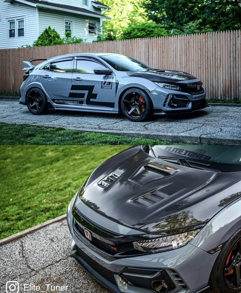 CMST Carbon Fiber CM-Style Hood Bonnet for Honda FK8 Civic Type-R (2017-ON)