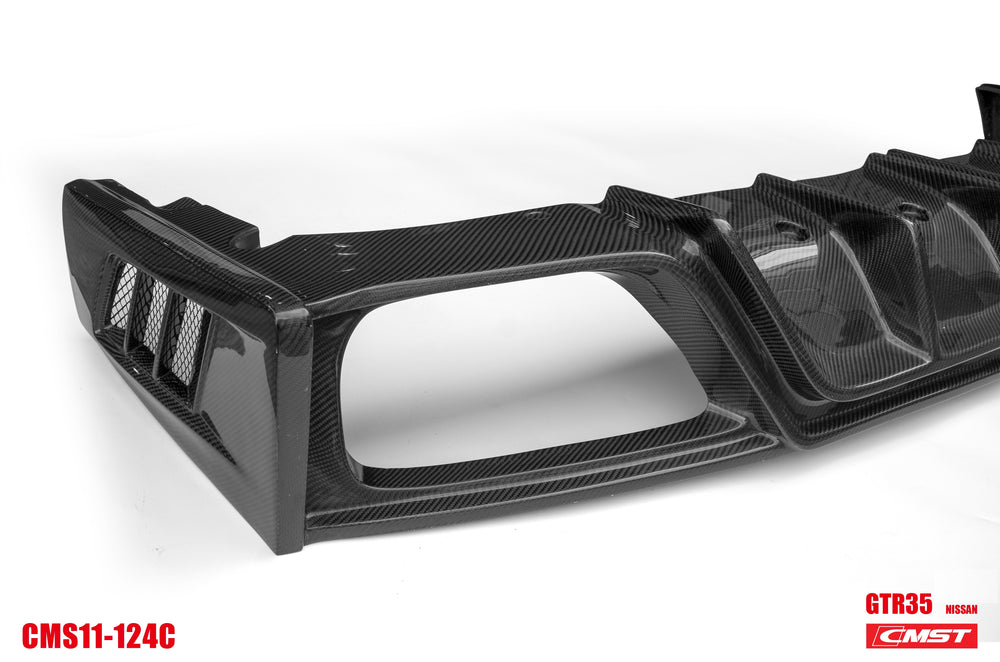 CMST Stage 2 Rear Bumper & Rear Diffuser for Nissan GTR GT-R R35 2008-ON