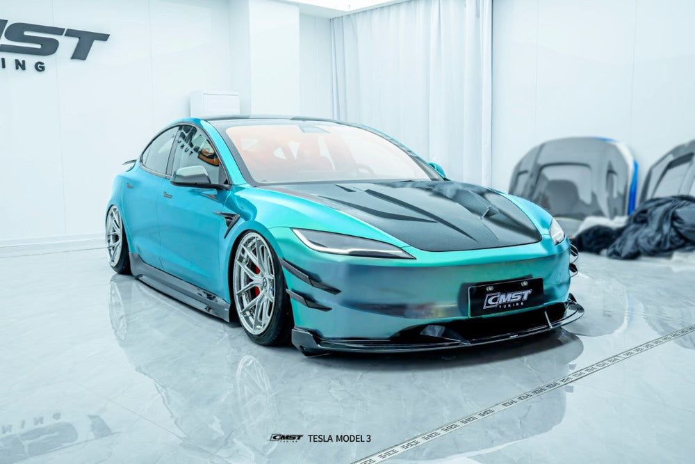 CMST FRP & Carbon Fiber V1 Hood for Tesla Model 3 Highland 2024-ON