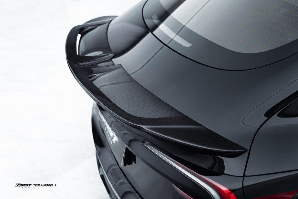 CMST Carbon Fiber V2 Rear Spoiler for Tesla Model 3 Highland 2024-ON ...