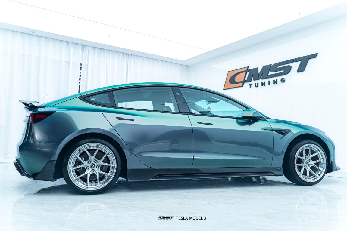CMST Carbon Fiber Side Skirts Ver.1 for Tesla Model 3 2024-ON