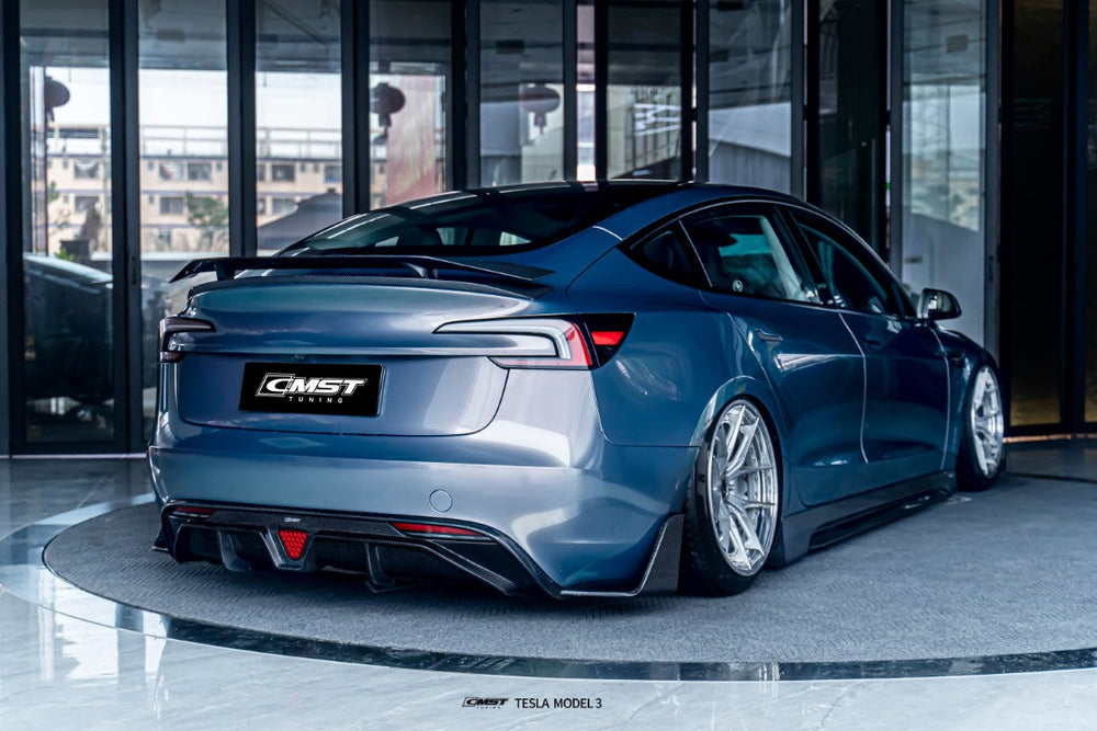CMST Carbon Fiber Side Skirts Ver.1 for Tesla Model 3 2024-ON