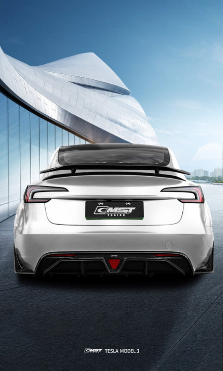 CMST Carbon Fiber Rear Spoiler Wing Ver.1 for Tesla Model 3 2024-ON