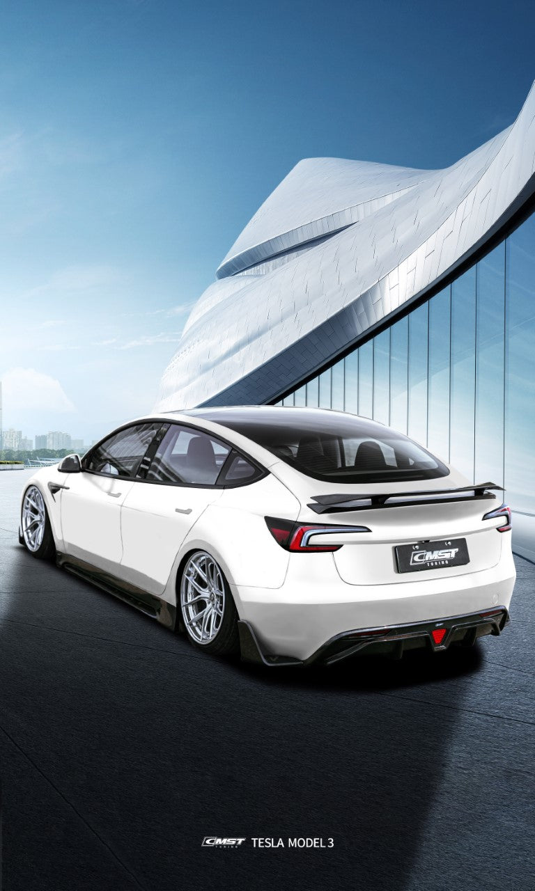 CMST Carbon Fiber Side Skirts Ver.1 for Tesla Model 3 2024-ON