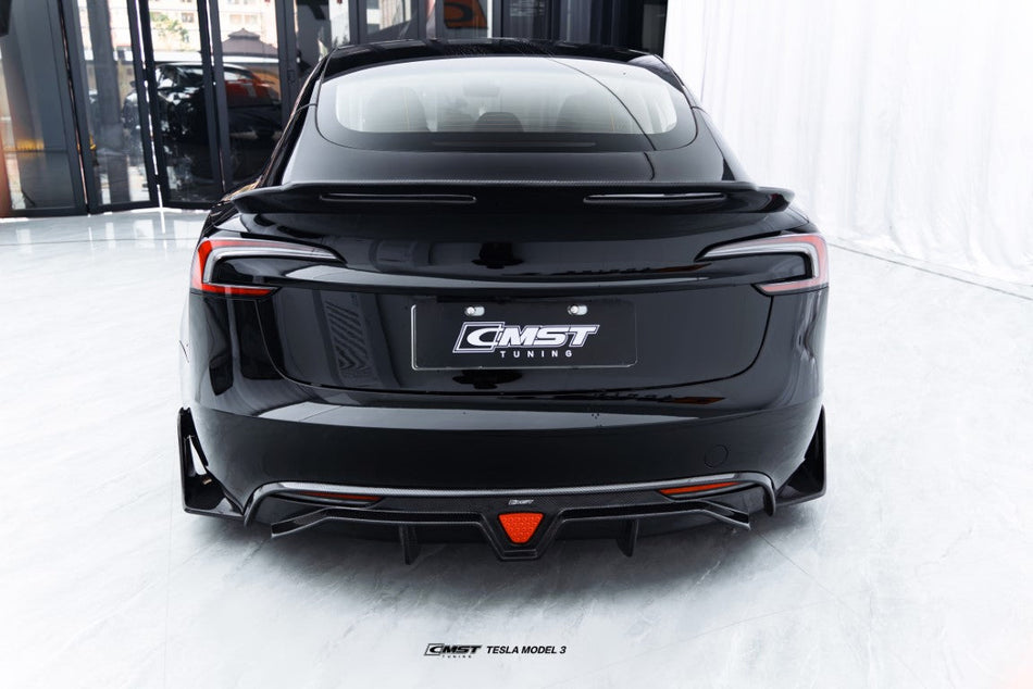 CMST Carbon Fiber V2 Rear Spoiler for Tesla Model 3 Highland 2024-ON
