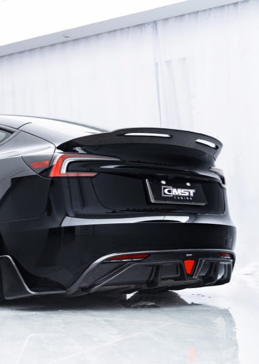 CMST Carbon Fiber V2 Rear Spoiler for Tesla Model 3 Highland 2024-ON