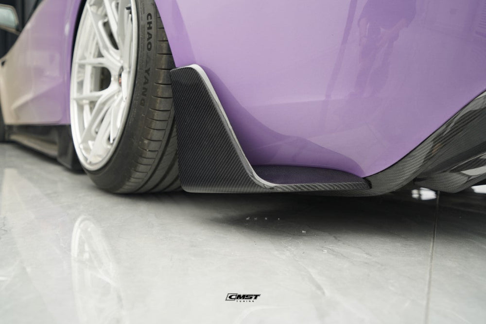 CMST Carbon Fiber V2 Rear Diffuser & Canards for Tesla Model 3 Highland