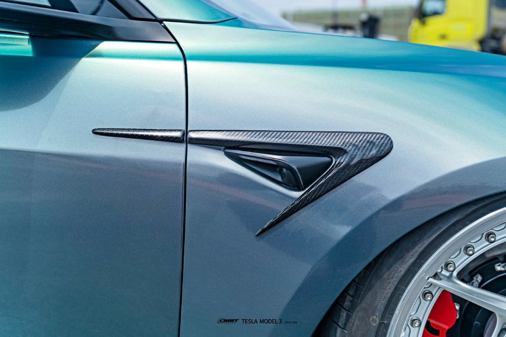 CMST Carbon Fiber Fender Trim for Tesla Model 3 Highland 2024-ON