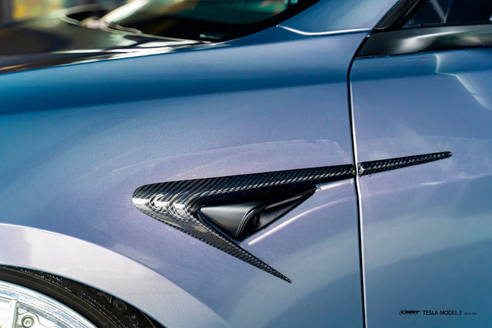 CMST Carbon Fiber Fender Trim for Tesla Model 3 Highland 2024-ON