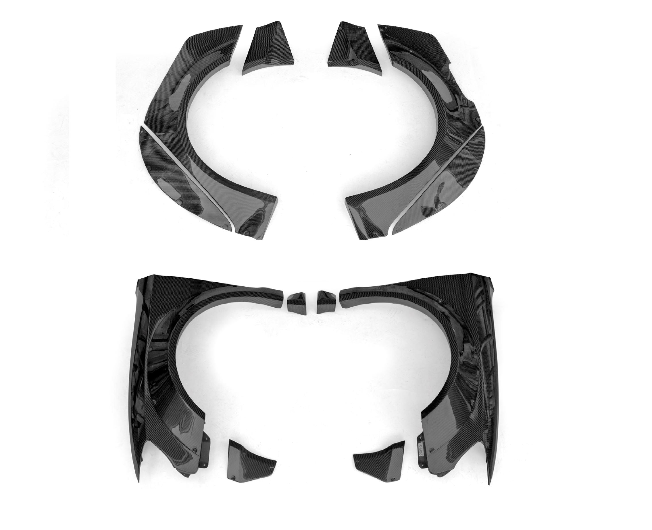 New Release!! CMST Carbon Fiber Widebody Fender Arches ( 12 Pcs ) for Audi RS3 2014-ON