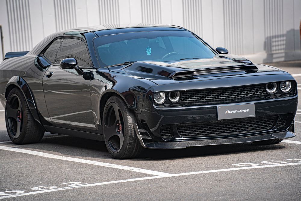 AchenCybe Dodge Challenger Rear Wide Body Round Evebrow& Front Wide Body Fender 2015-2023