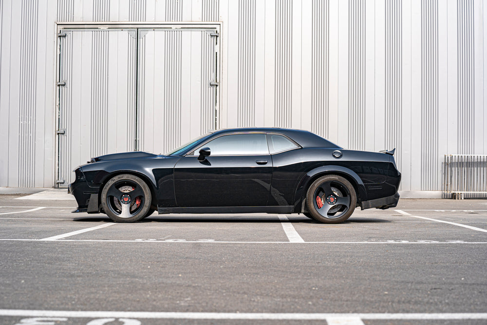AchenCybe Dodge Challenger Rear Wide Body Round Evebrow& Front Wide Body Fender 2015-2023