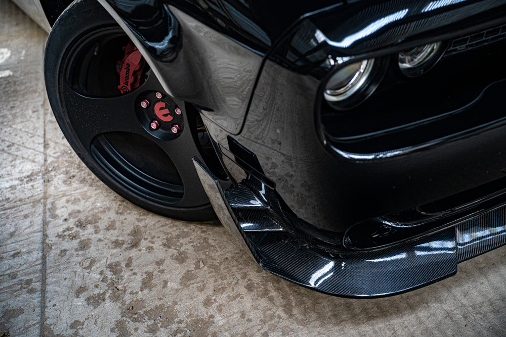 AchenCybe Dodge Challenger Rear Wide Body Round Evebrow& Front Wide Body Fender 2015-2023