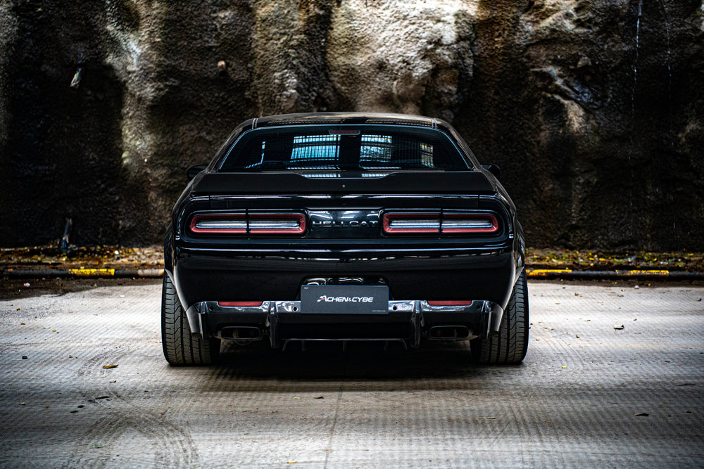 AchenCybe Dodge Challenger Rear Wide Body Round Evebrow& Front Wide Body Fender 2015-2023