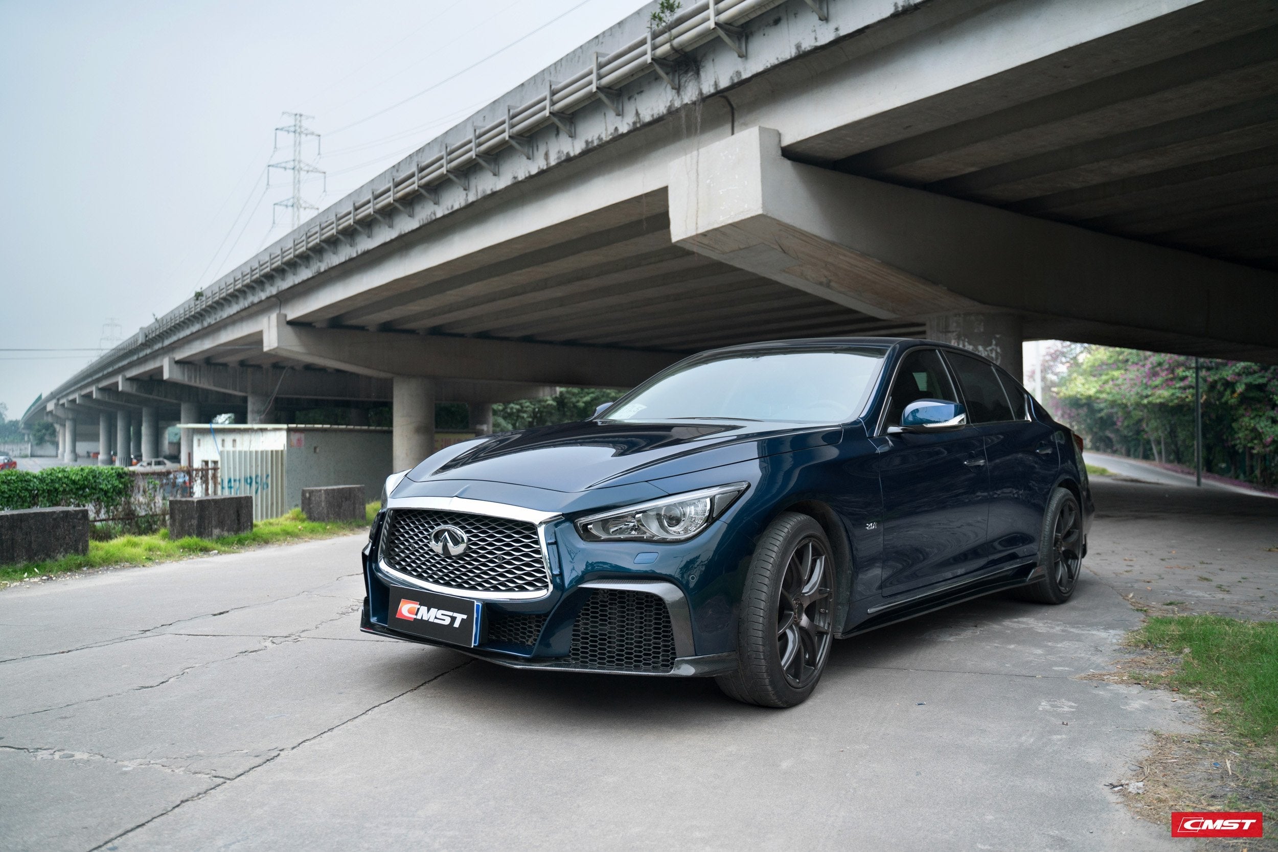 CMST Full Body Kit for Infiniti Q50 to Project Black S Concept 2014-2022