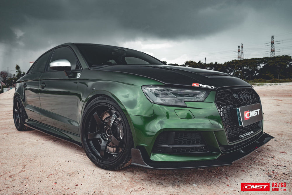 CMST Carbon Fiber Side Skirt for Audi S3 & A3 S Line & A3 2014-2020