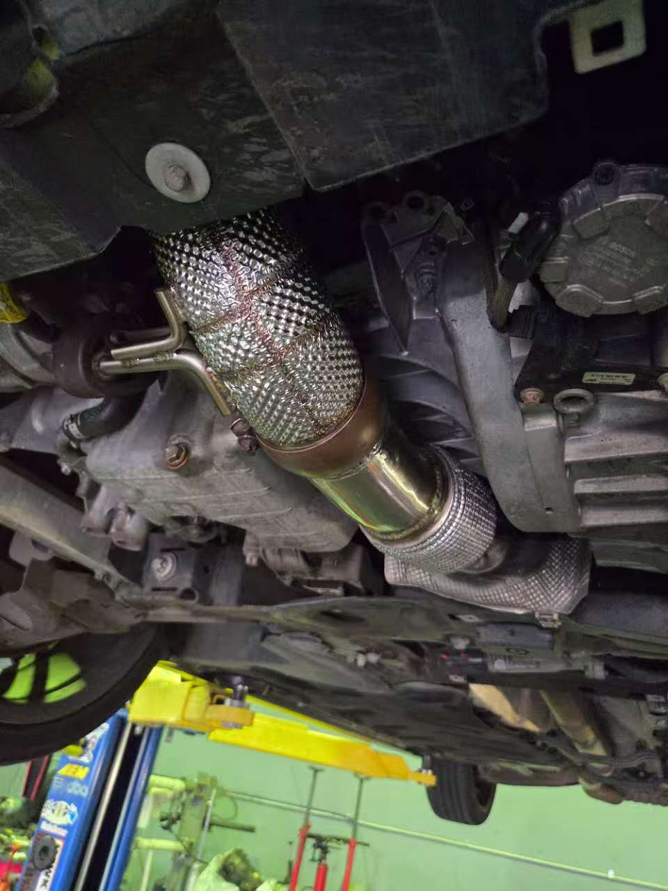 Mercedes-Benz A45/CLA45/GLA45 AMG (W176/C117/X156) 2014-2018 M133 2.0T Catless Downpipe | AME Motorsport - AME Motorsport