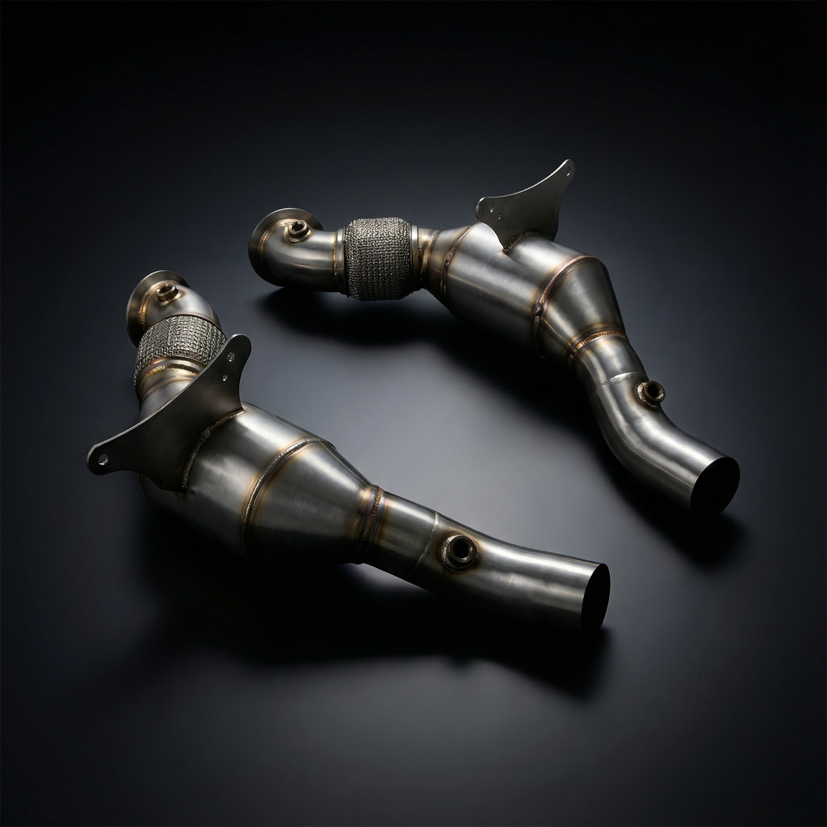 Ferrari 488 GTB / Spider 2015-2018 3.9T V8 Catless Downpipes | AME Motorsport