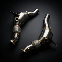 Ferrari F8 Tributo / Spider 2020+ 3.9T V8 Catless Downpipes (SS304) | AME Motorsport