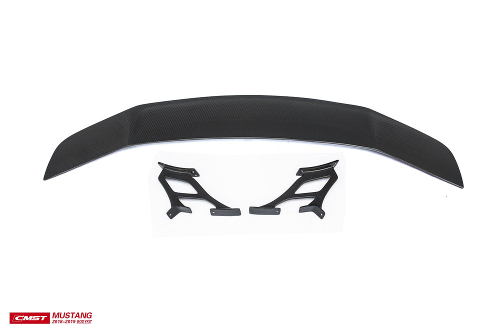 CMST Carbon Fiber Rear Spoiler Wing Ver.4 for Ford Mustang S550 2015-2022