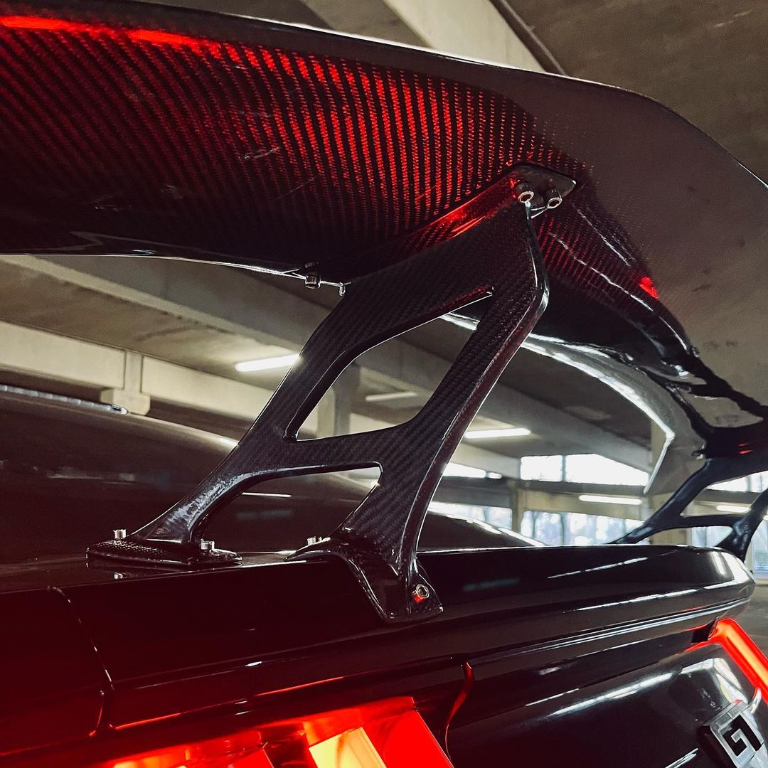 CMST Carbon Fiber Rear Spoiler Wing Ver.4 for Ford Mustang S550 2015-2022