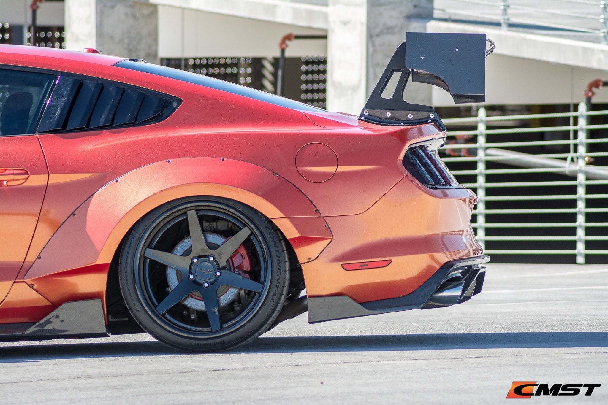 CMST Carbon Fiber Side Skirts for Ford Mustang S550.1 2015- 2017