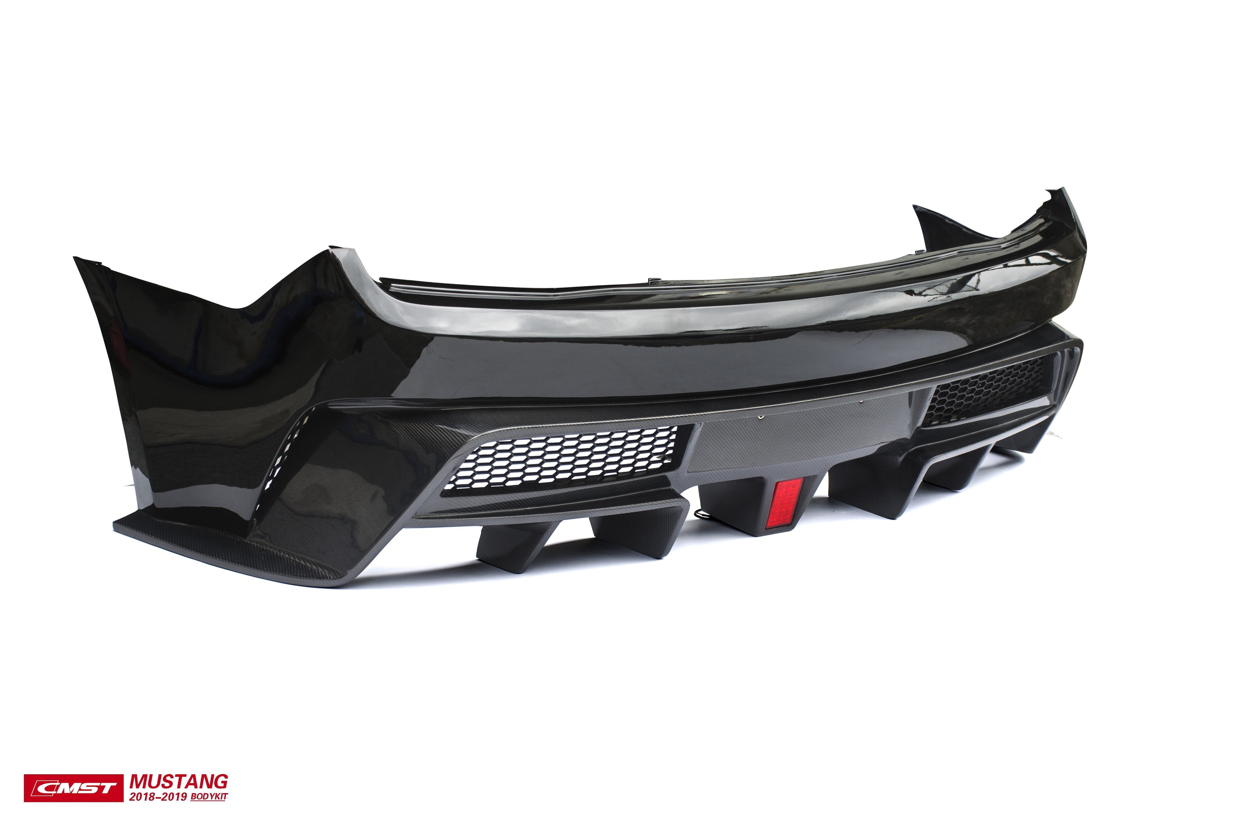 CMST Rear Bumper With Diffuser for Ford Mustang S550.1 S550.2 2015-2022