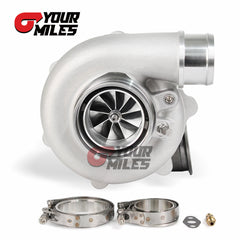 Yourmiles G30-660 Non Wastegate Billet Comp. Wheel Dual Ball Bearing TurboCharger T3.82V/0.83/1.01/1.21 DV Hsg