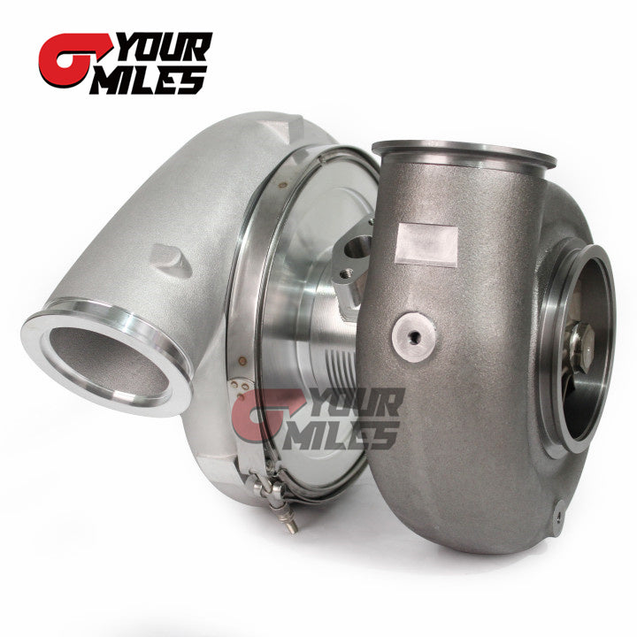 Yourmiles G57-3000 Ceramic Ball Bearing 106/144mm Billet Wheel Turbocharger 1.25A/R Dual Vband