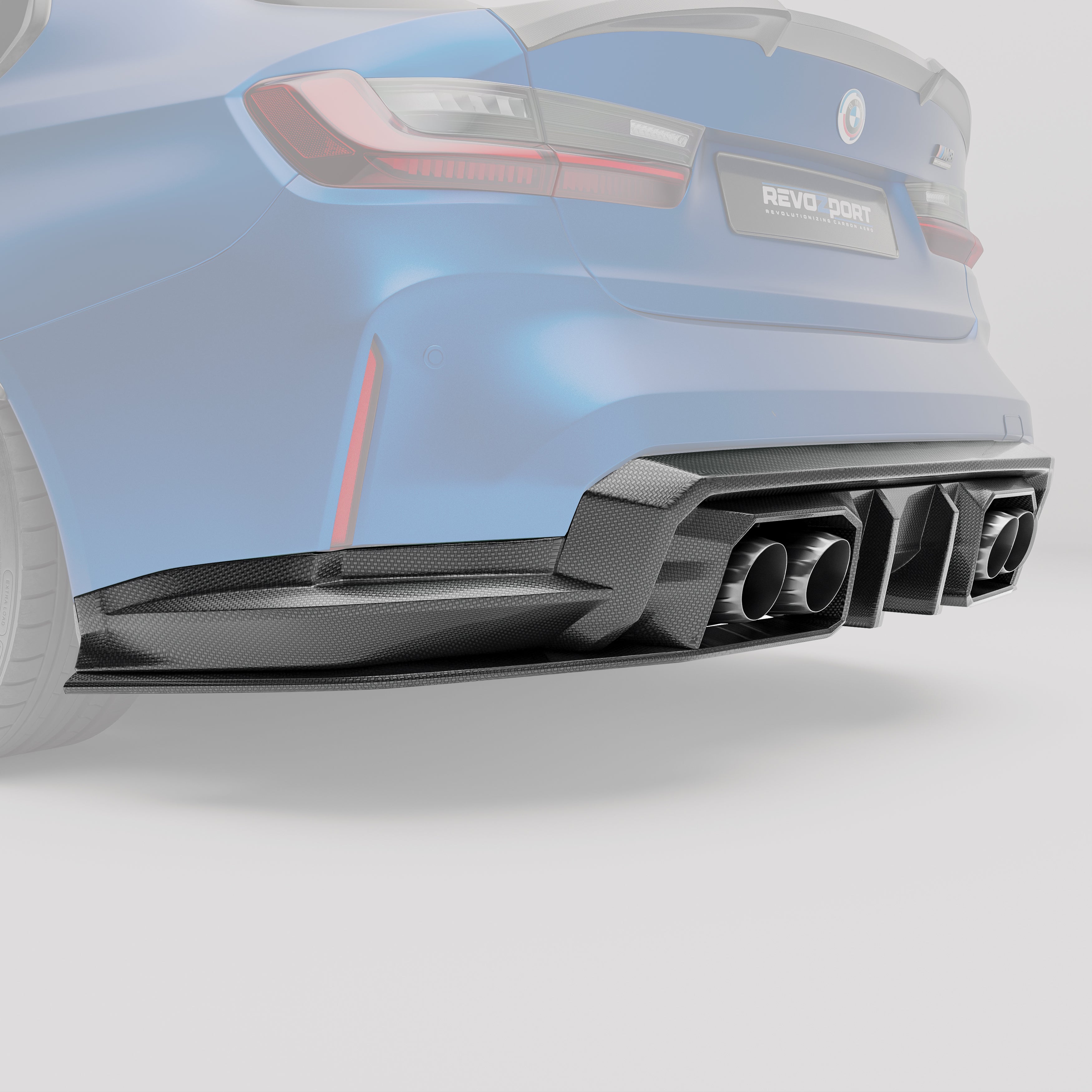 BMW M3 G80 Carbon Fiber Rear Diffuser – AME Motorsport