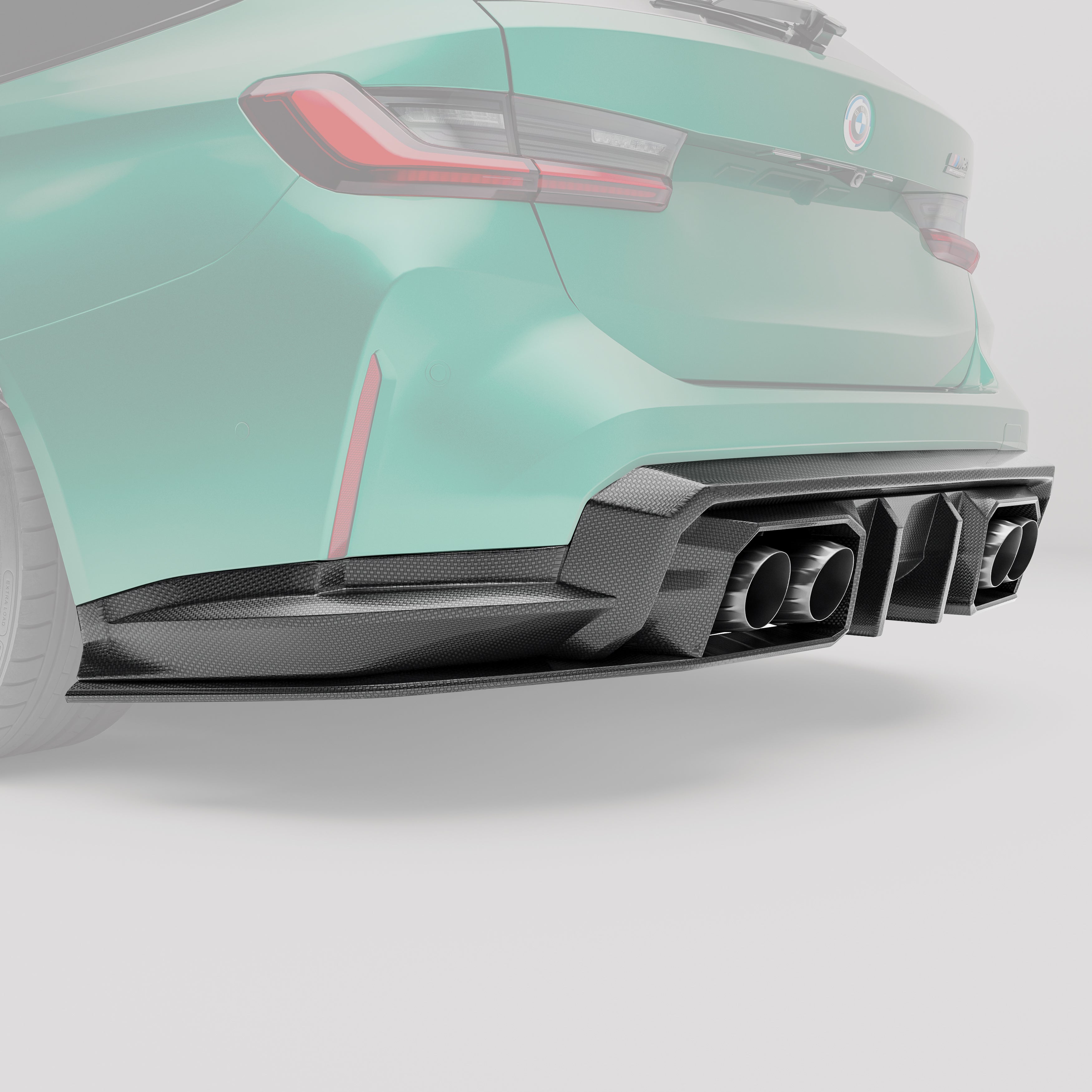 BMW M3 G81 Carbon Fiber Rear Diffuser – AME Motorsport